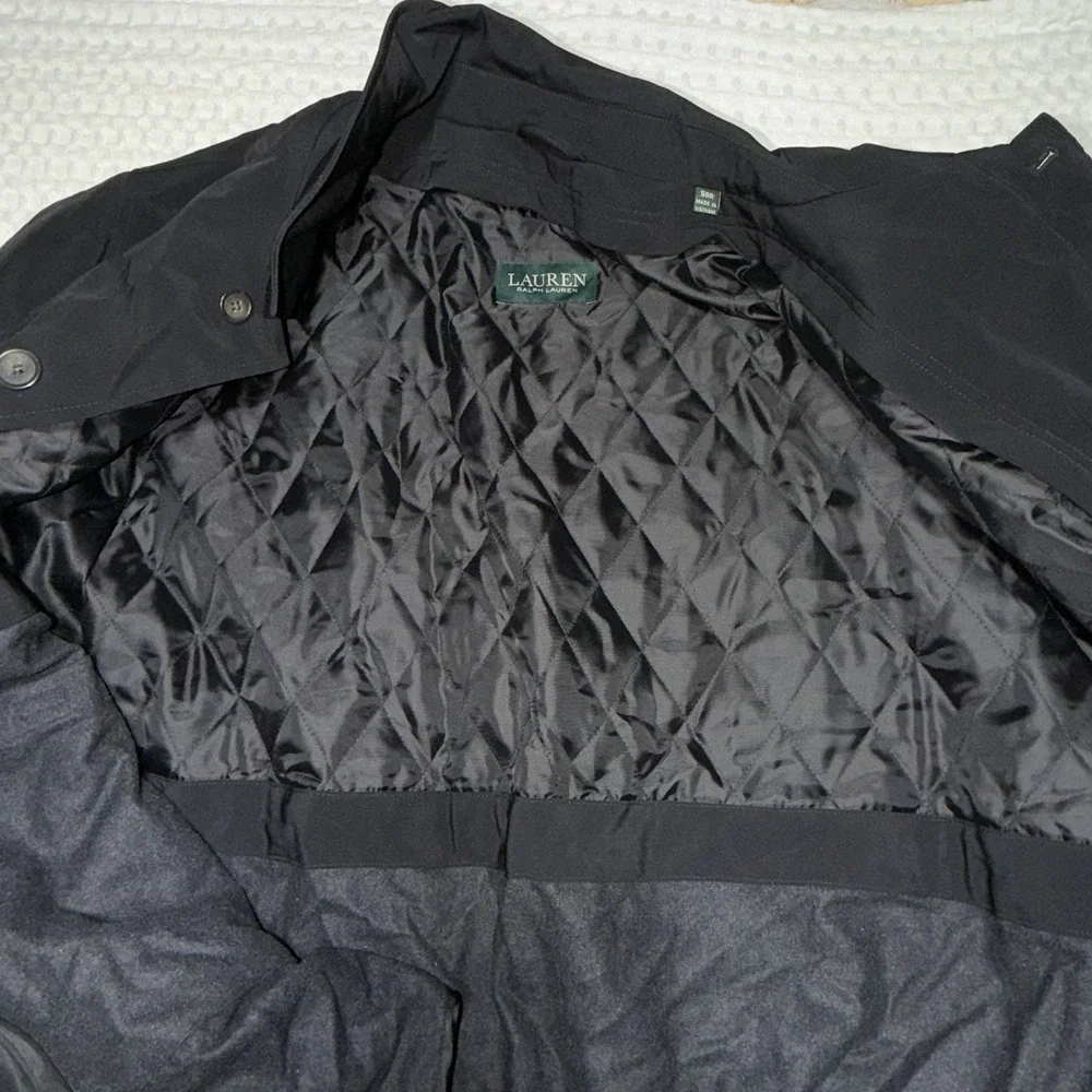 Lauren‎ Ralph Lauren Men Waterproof Trench Coat Removable Wool Lining Size 56R